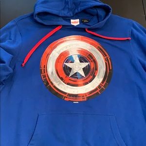 Captain America hoodie size medium